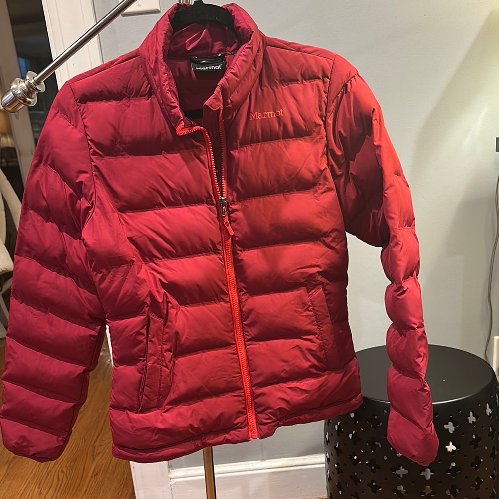 Marmot Red Puffer Jacket
